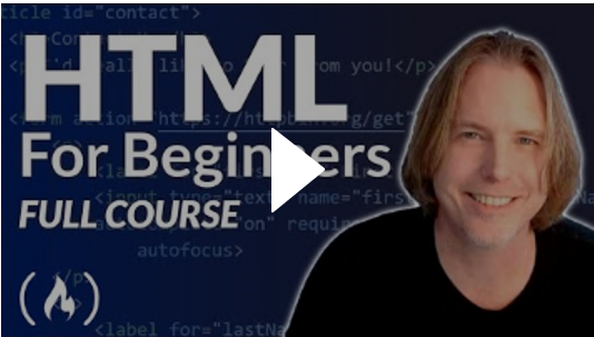 freeCodeCamp HTML Tutorial
